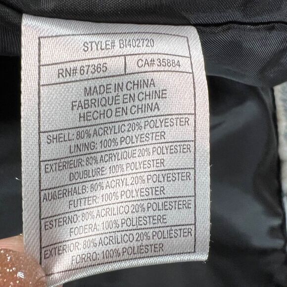 BB Dakota Womens Wild Thing Jacket S Black Tan Leopard Soft Faux Fur Glam Chic - Picture 15 of 16